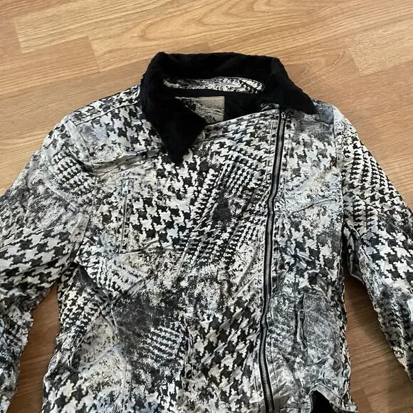 Silvana Cirri By Cisil Baby BLACK WHITE UNIQUE Jacket XS - Picture 3 of 8